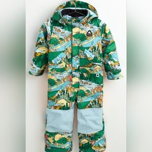 Toddlers Burton One Piece 4T and Matching Mitts